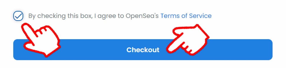 OpenSea購入画面